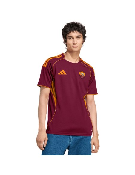 Men's adidas AS Roma 2526 Home Burgundy Jersey JP4184
