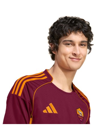Men's adidas AS Roma 2526 Home Burgundy Jersey JP4184