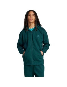 Men's adidas ALL SZN Fleece FullZip Sweatshirt Green JX5101