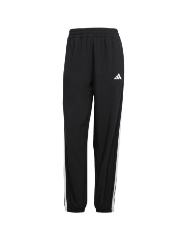 adidas Train Essentials 3Stripes Woven Women's Pants Black JI8313
