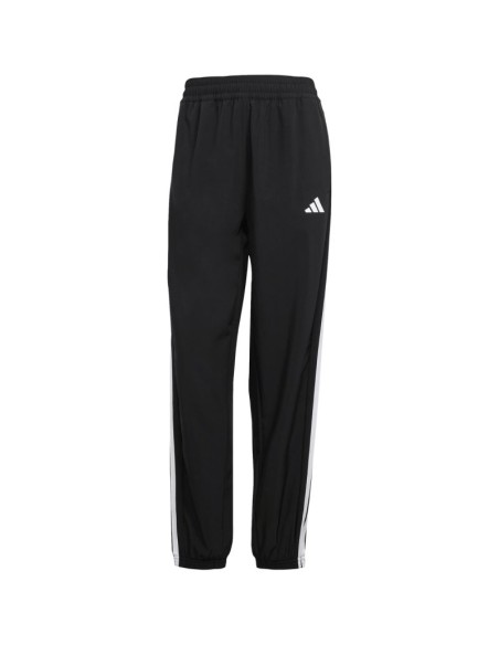 adidas Train Essentials 3Stripes Woven Women's Pants Black JI8313