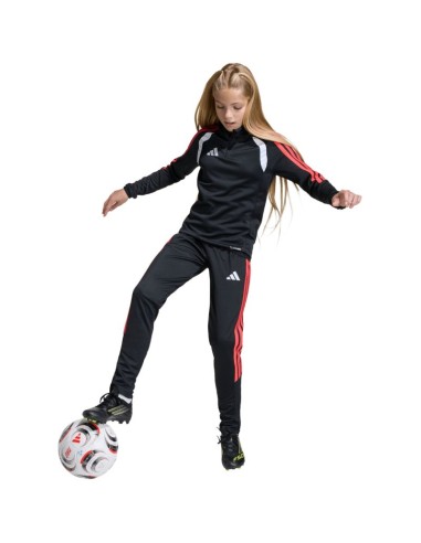 adidas Tiro 26 League Slim kids' pants black and red JY7115