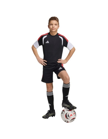 adidas Tiro 26 League kids' shorts black and red KA8814