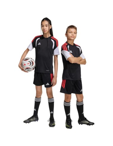 adidas Tiro 26 League kids' shorts black and red KA8814