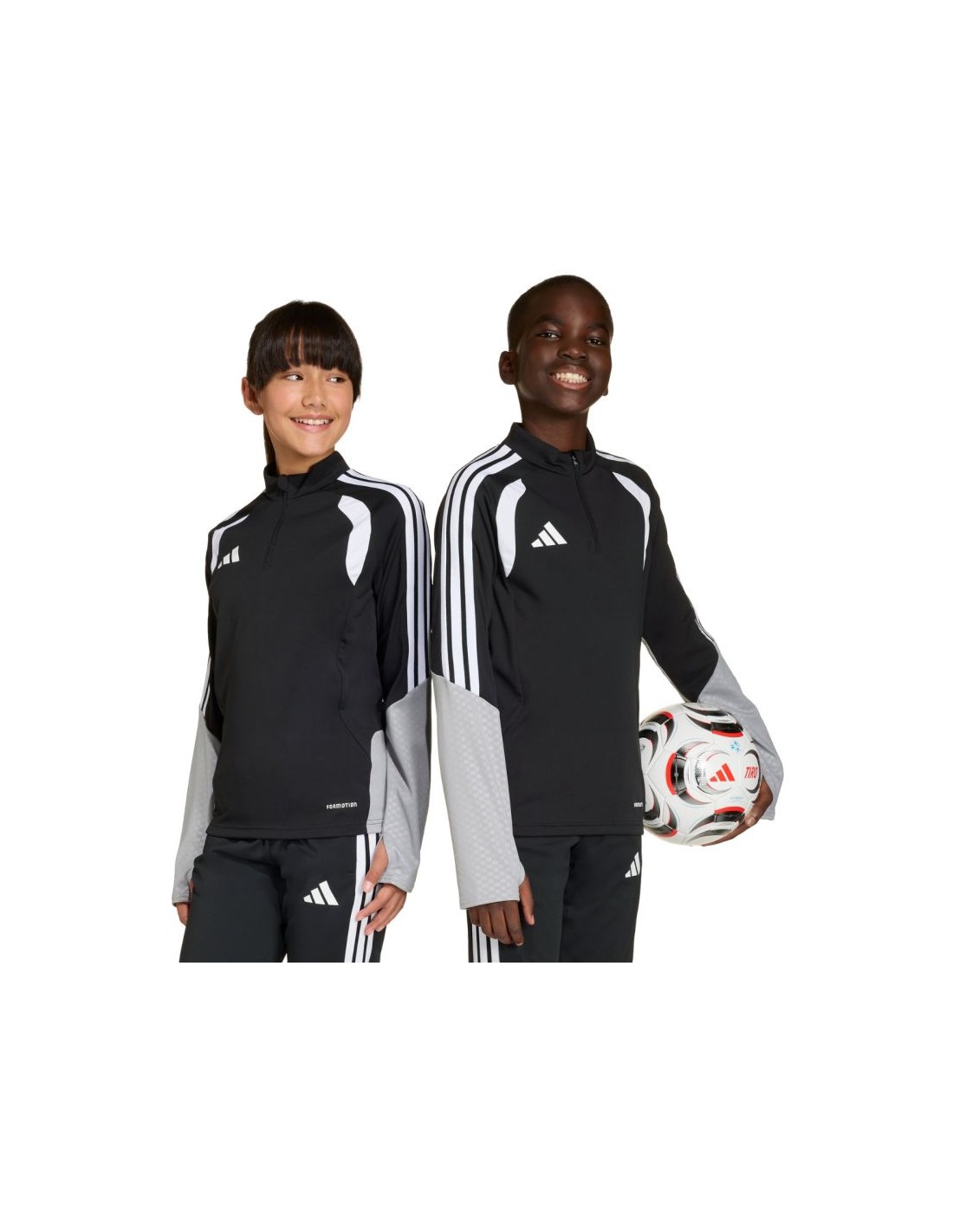 adidas Tiro 26 Competition Training Top for Kids Black and Gray KA7572