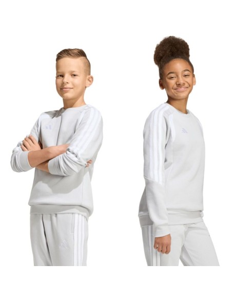 adidas Tiro 26 League Sweat Crew gray kids' sweatshirt KF5823