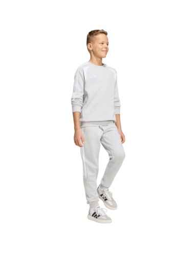 adidas Tiro 26 League Sweat Crew gray kids' sweatshirt KF5823