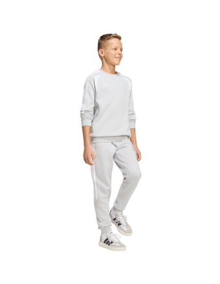 adidas Tiro 26 League Sweat Crew gray kids' sweatshirt KF5823