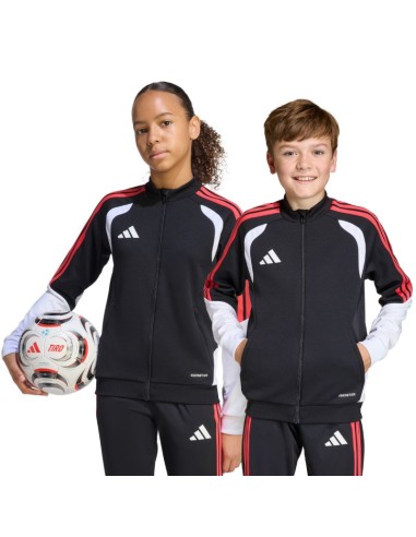 adidas Tiro 26 Competition Training Kids' Sweatshirt Black White and Red KC3791