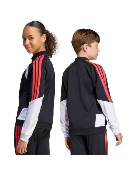 adidas Tiro 26 Competition Training Kids' Sweatshirt Black White and Red KC3791