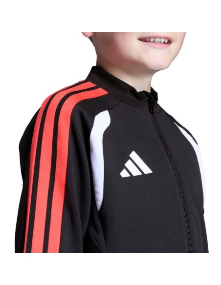 adidas Tiro 26 Competition Training Kids' Sweatshirt Black White and Red KC3791
