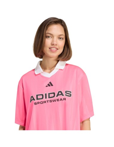 Adidas Tiro Q4 women's tshirt pink JN2747