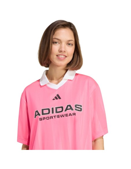 Adidas Tiro Q4 women's tshirt pink JN2747