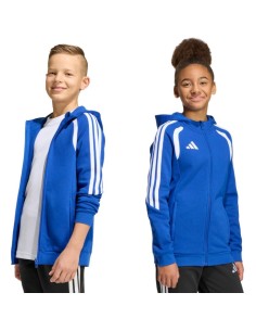 adidas Tiro 26 League Sweat Full Zip Hoodie for Kids Blue KF9102