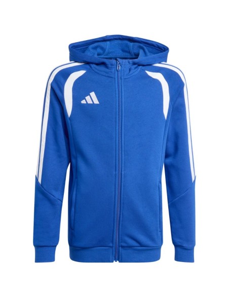 adidas Tiro 26 League Sweat Full Zip Hoodie for Kids Blue KF9102