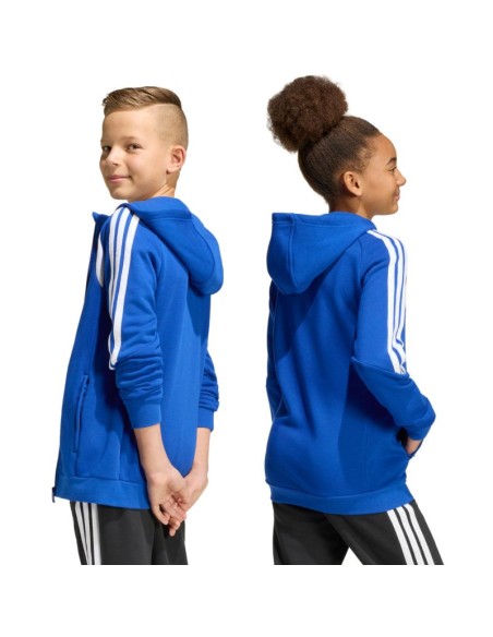 adidas Tiro 26 League Sweat Full Zip Hoodie for Kids Blue KF9102