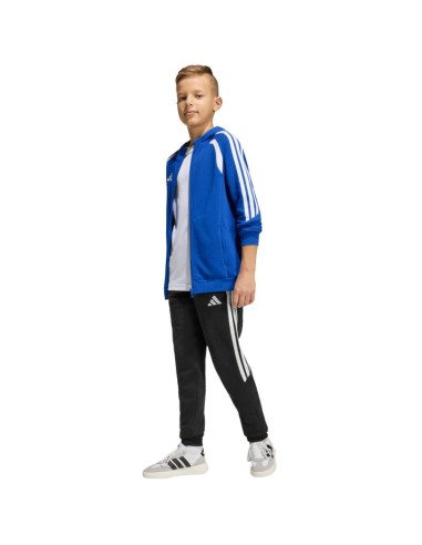 adidas Tiro 26 League Sweat Full Zip Hoodie for Kids Blue KF9102