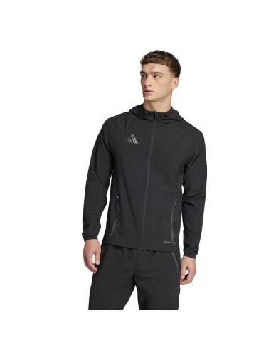adidas Tiro 25 Competition Vis Tech Travel Hoodie Black JX9502