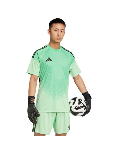 adidas Tiro 25 Competition Jersey Short Sleeve Men's Goalkeeper Jersey Green JI9716