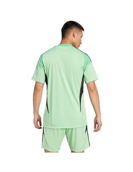 adidas Tiro 25 Competition Jersey Short Sleeve Men's Goalkeeper Jersey Green JI9716