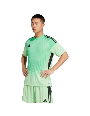 adidas Tiro 25 Competition Jersey Short Sleeve Men's Goalkeeper Jersey Green JI9716