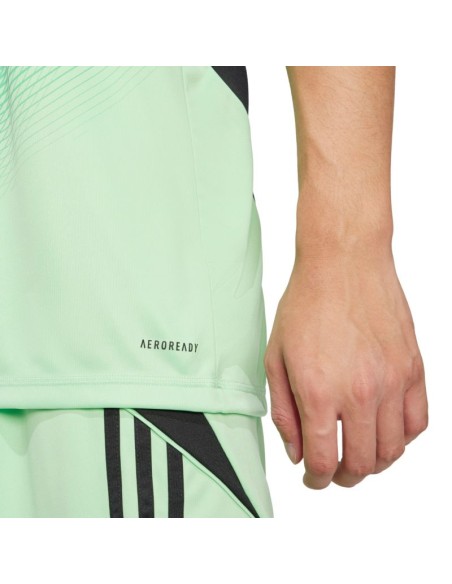adidas Tiro 25 Competition Jersey Short Sleeve Men's Goalkeeper Jersey Green JI9716