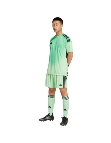 adidas Tiro 25 Competition Jersey Short Sleeve Men's Goalkeeper Jersey Green JI9716