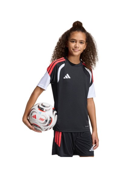 adidas Tiro 26 League Jersey for kids black and red KB1326