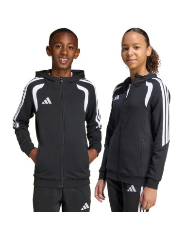 adidas Tiro 26 League Sweat Full Zip Hoodie for Kids Black KF3324