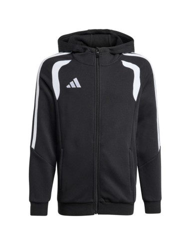 adidas Tiro 26 League Sweat Full Zip Hoodie for Kids Black KF3324