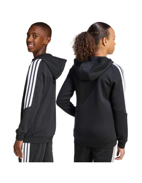 adidas Tiro 26 League Sweat Full Zip Hoodie for Kids Black KF3324