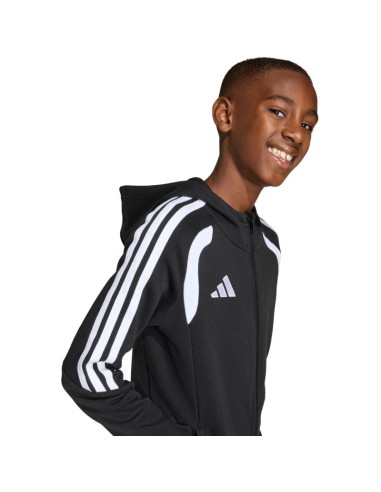 adidas Tiro 26 League Sweat Full Zip Hoodie for Kids Black KF3324