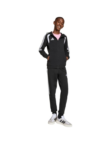 adidas Tiro 26 League Sweat Full Zip Hoodie for Kids Black KF3324