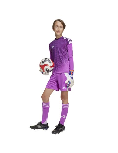 adidas Tiro 25 Competition purple kids' goalkeeper jersey JJ1934