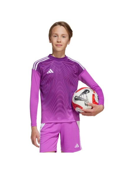 adidas Tiro 25 Competition purple kids' goalkeeper jersey JJ1934