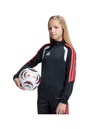 adidas Tiro 26 League Training Top for kids black white and red JY7159