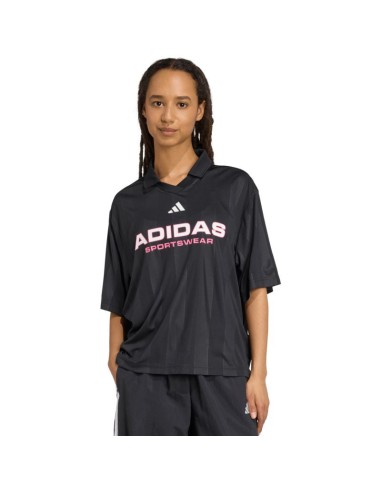 adidas Tiro Q4 Polo Women's TShirt Black JN2749