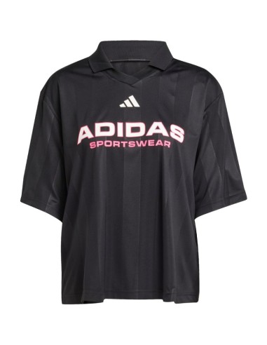adidas Tiro Q4 Polo Women's TShirt Black JN2749