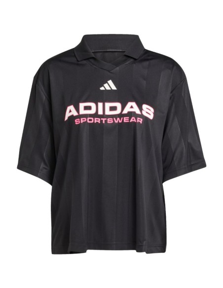 adidas Tiro Q4 Polo Women's TShirt Black JN2749
