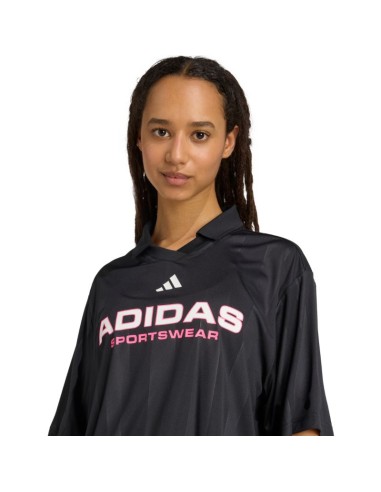 adidas Tiro Q4 Polo Women's TShirt Black JN2749