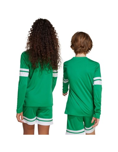 adidas Squadra 25 Long Sleeve Kids TShirt Green JN7491