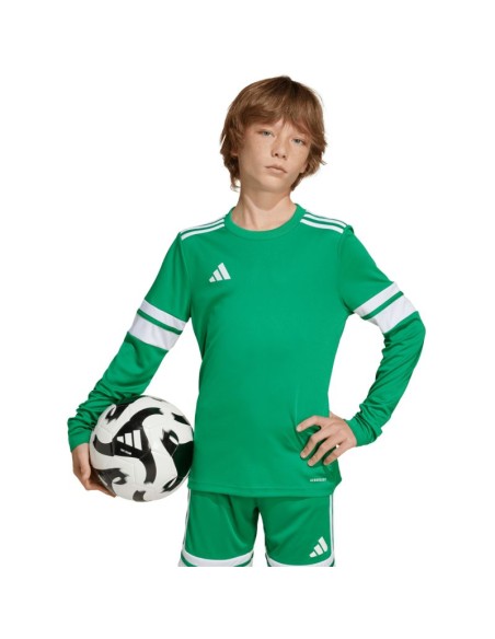 adidas Squadra 25 Long Sleeve Kids TShirt Green JN7491