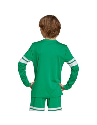 adidas Squadra 25 Long Sleeve Kids TShirt Green JN7491