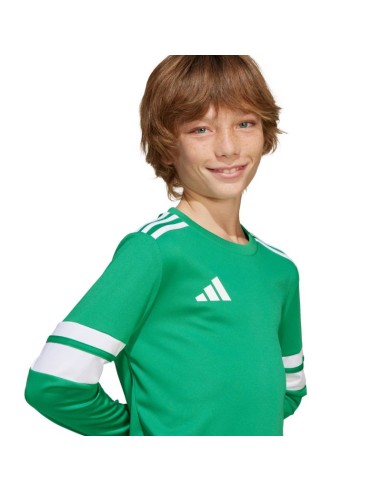adidas Squadra 25 Long Sleeve Kids TShirt Green JN7491