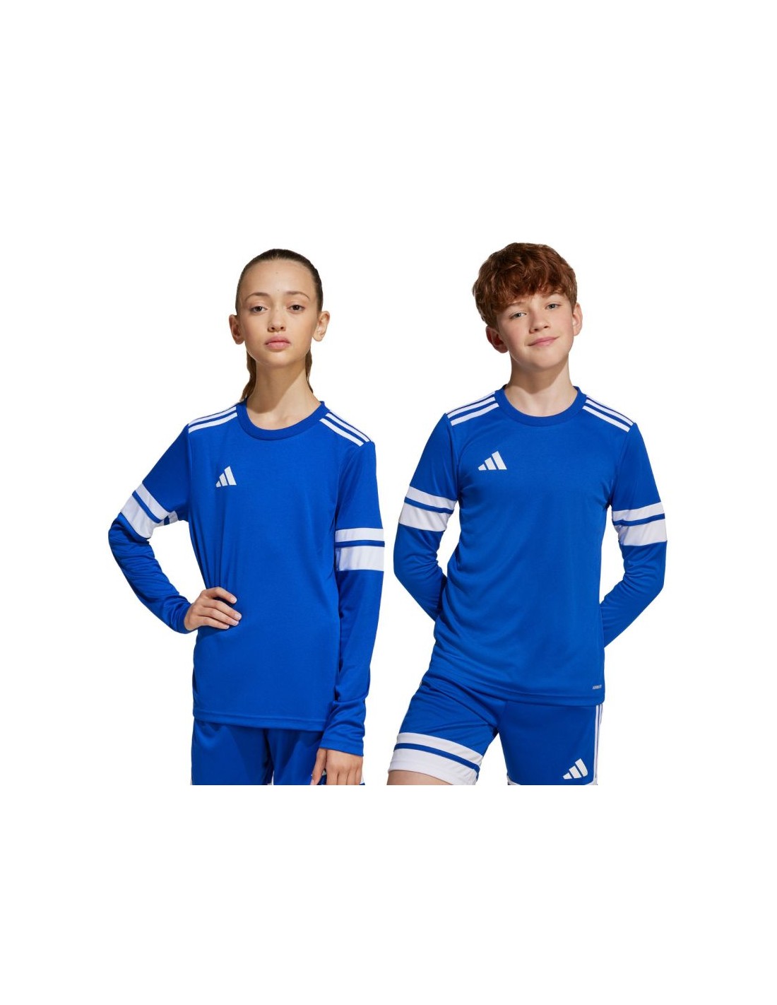 adidas Squadra 25 Long Sleeve Kids TShirt Blue JJ0046