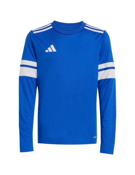 adidas Squadra 25 Long Sleeve Kids TShirt Blue JJ0046