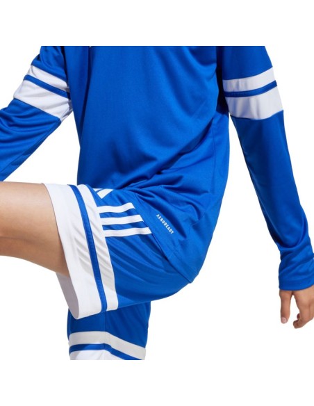 adidas Squadra 25 Long Sleeve Kids TShirt Blue JJ0046