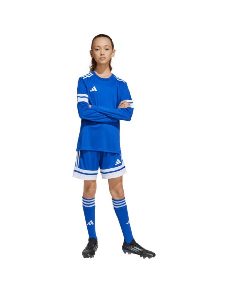 adidas Squadra 25 Long Sleeve Kids TShirt Blue JJ0046