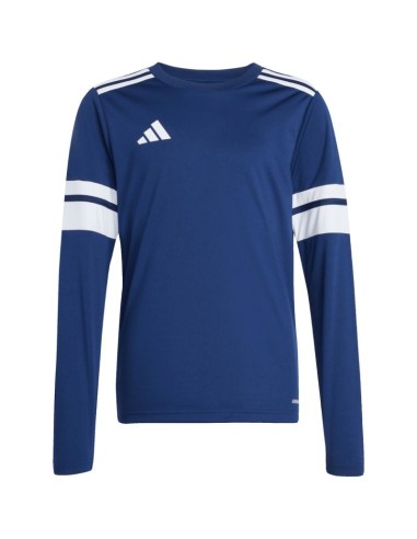 adidas Squadra 25 Long Sleeve Navy Blue Kids TShirt JJ0049