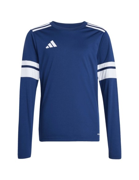 adidas Squadra 25 Long Sleeve Navy Blue Kids TShirt JJ0049